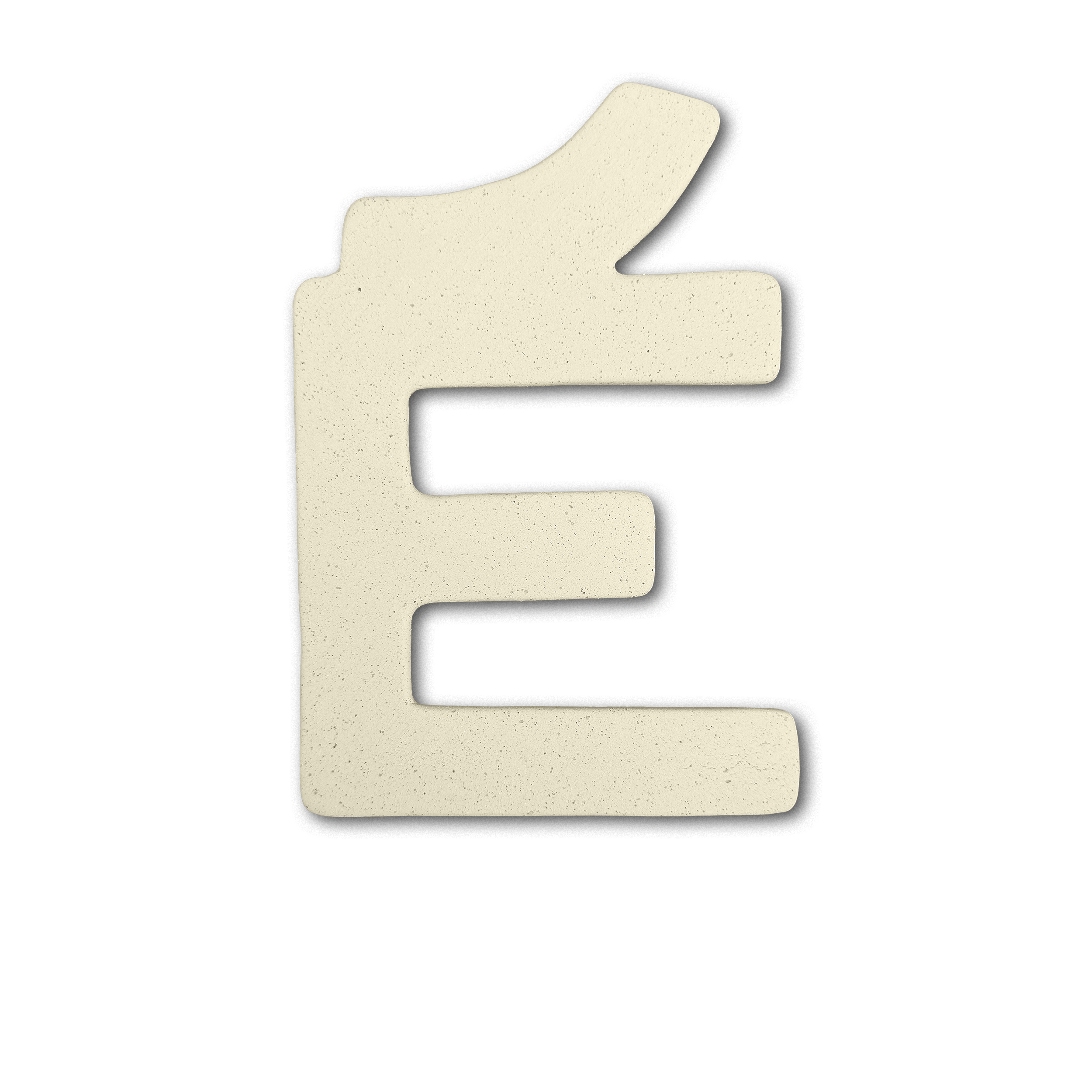 Lettre É - format allongé
