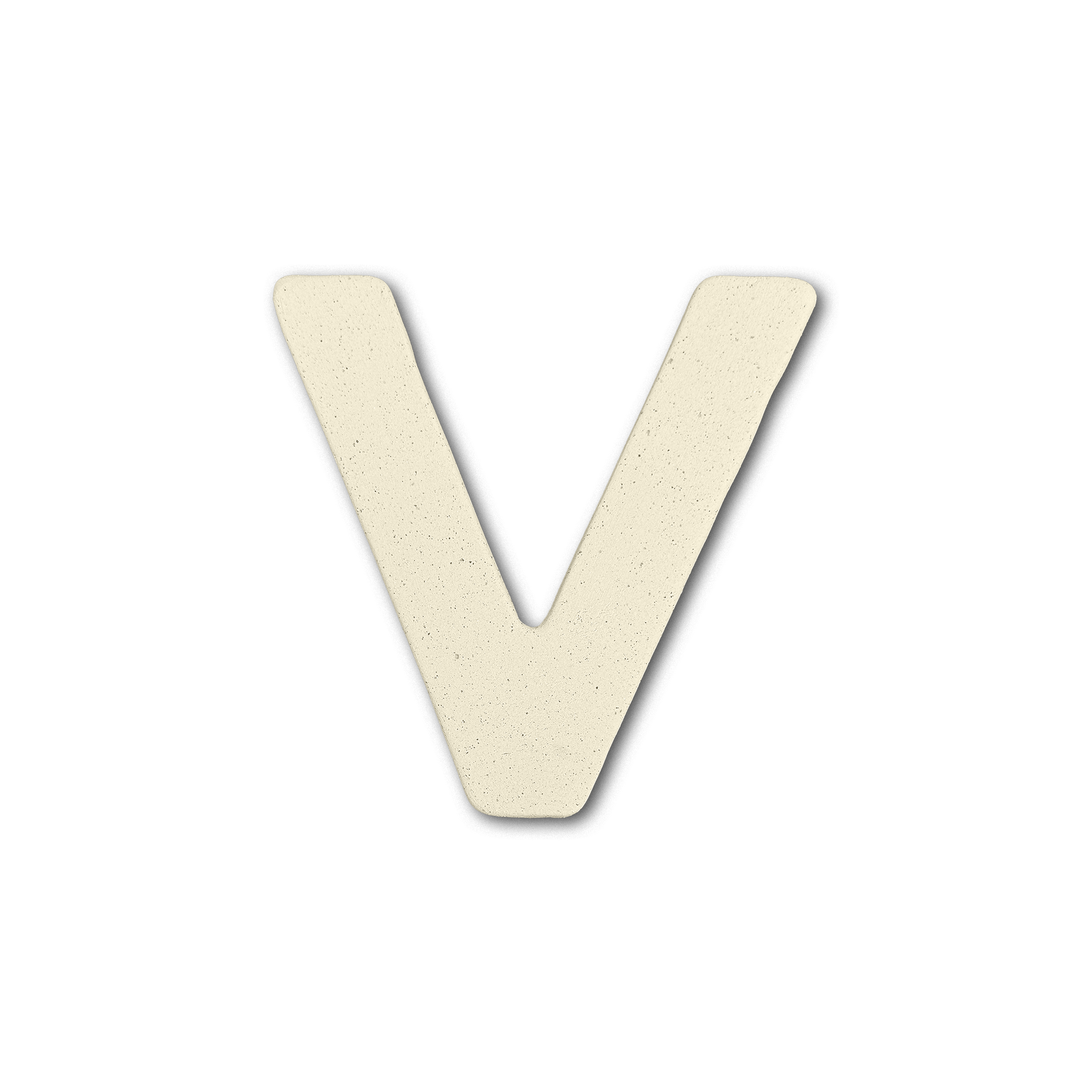 Lettre V - format allongé