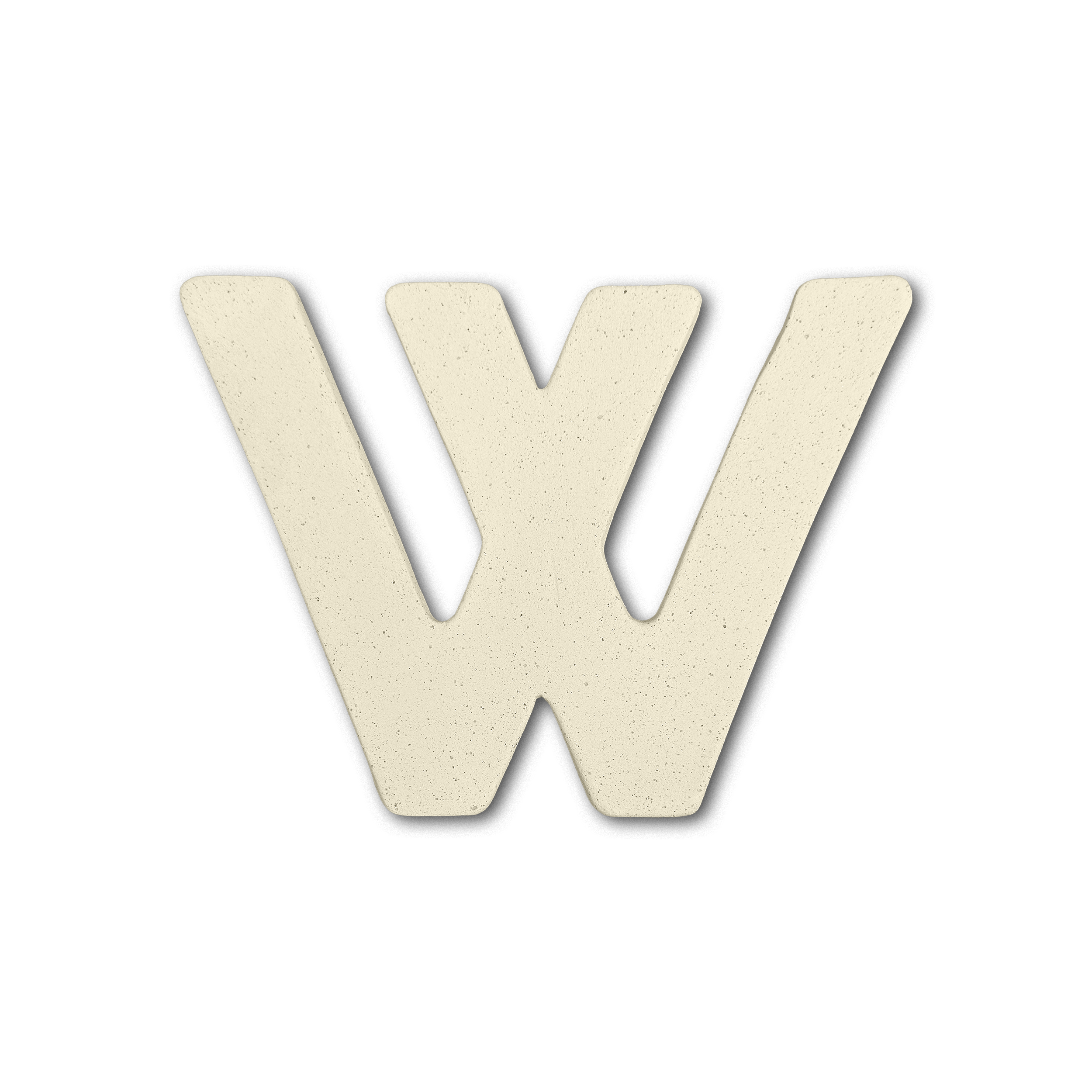 Lettre W - format allongé