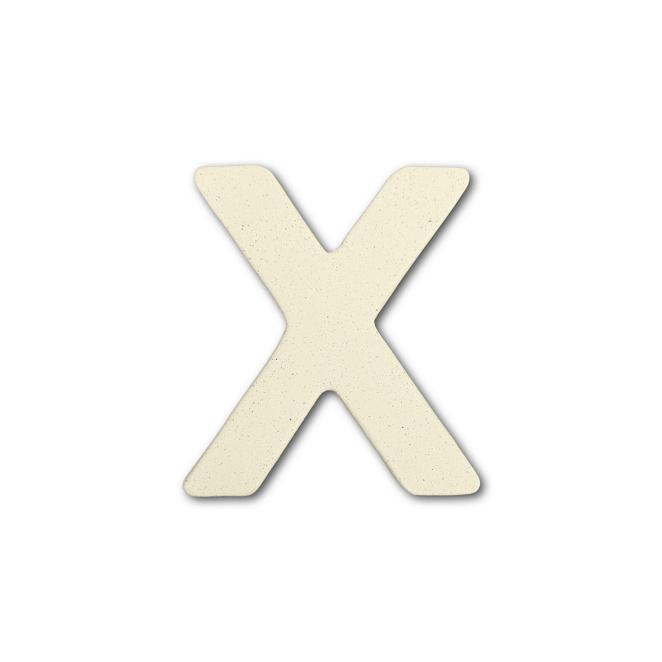 Lettre X - format allongé